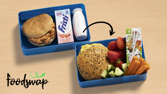een gezonde en evenwichtige brooddoos om terug naar school te gaan